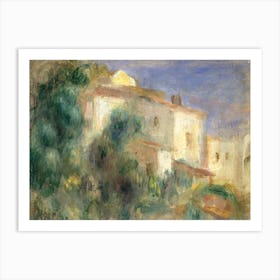 Post Office, Cagnes, Pierre Auguste Renoir Art Print