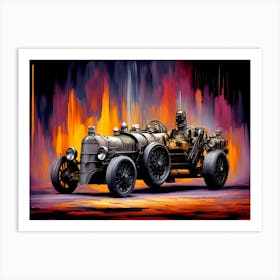 Steampunk Car Art Print