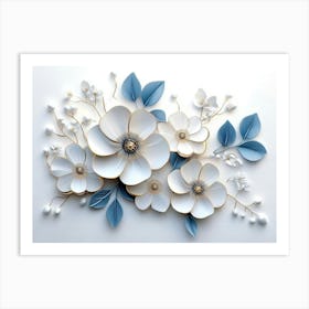 Flower Wall Art 9 Art Print