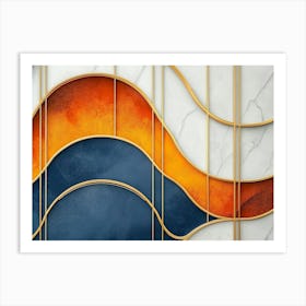 3d Minimal Abstract Art Print