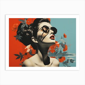 Eternal Eighties Radiant Woman Art Print