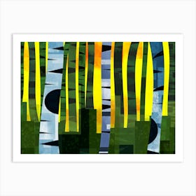 Abstract Forest Art Print