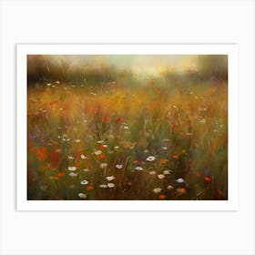 Poppies In The Meadow Art Print