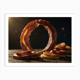 Bacon Ring Art Print