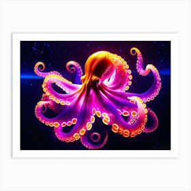 Cosmic Octopus Art Print