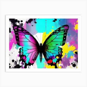 Colorful Butterfly 101 Art Print