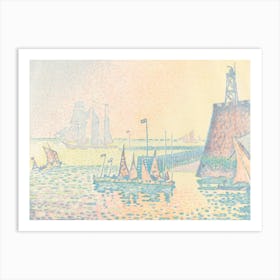 Evening (Le Soir) (1898), Paul Signac Art Print