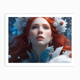 Winter Fairy Art Print