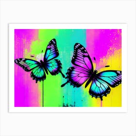 Butterflies In The Sky 42 Art Print