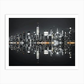 New York City Skyline 3 Art Print