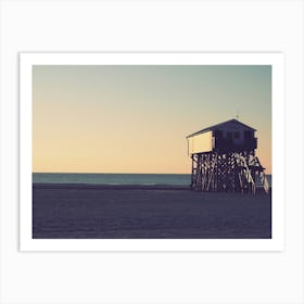 Sunset On The Beach Art Print