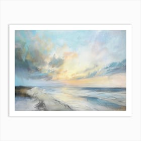 Sunset On The Beach 6 Art Print