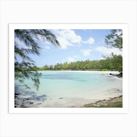 Dream Beach In Mauritius Art Print