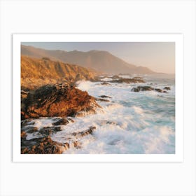 Warm Sunset Ocean Art Print