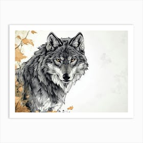 Fantasy Illustration Of A Wild Animal Lion 2 Art Print