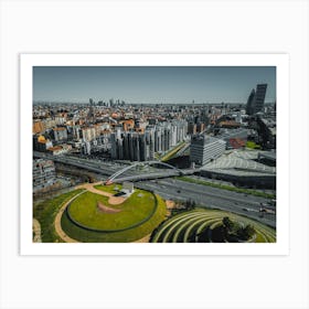 Milan Travel Print - Cityscape Wall Art Art Print