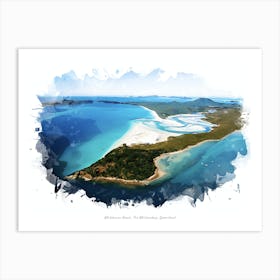 Whitehaven Beach, The Whitsundays, Queensland Art Print