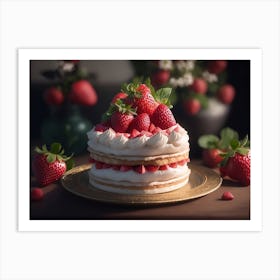 Strawberry Shortcake Art Print