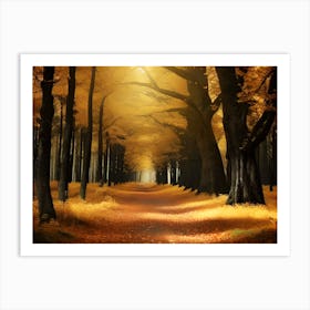 Path In The Woods 5 Art Print