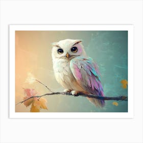 Owl Abstract 1 Art Print