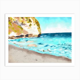 Beach Landscape on a sunny day Art Print