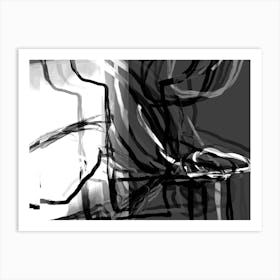 Black And White Sketch Art Print