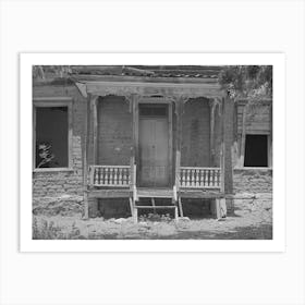 Front Of Abandoned Residence In Georgetown, New Mexico, Ghost Gold Mining Town By Russell Lee Art Print