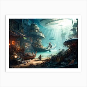 Subterranean Netherworld Art Print