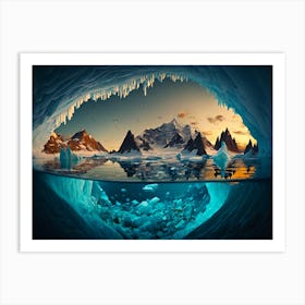 Ice Cave 1 Art Print