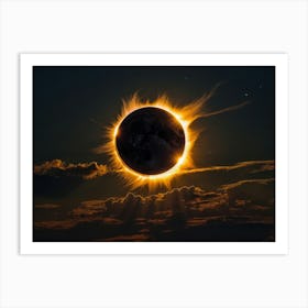 Solar Eclipse 5 Art Print