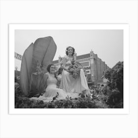 Untitled Photo, Possibly Related To Parade Of The Floats, National Rice Festival, Crowley, Louisiana By Russell Art Print