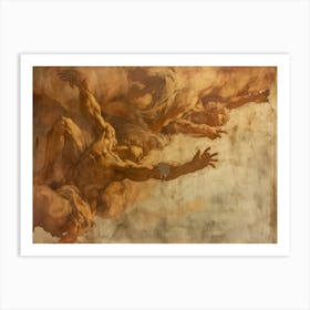 Contemporary Artwork Inspired By Michelangelo Buonarroti 1 Art Print