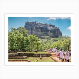 Sigiriya Rock Temple Art Print