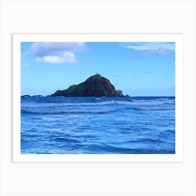Small Island Off The Road To Hanna (Maui Series) Art Print