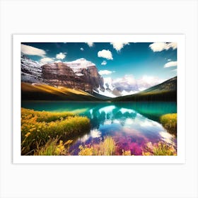 Mountain Lake 4 Art Print