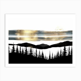 Mountains 3 Art Print