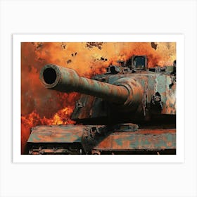 Tiger Tank Art Print