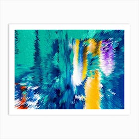 Acrylic Extruded Painting 400 Art Print