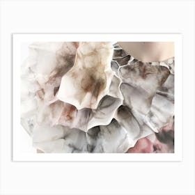 Ruffled Dress Art Print