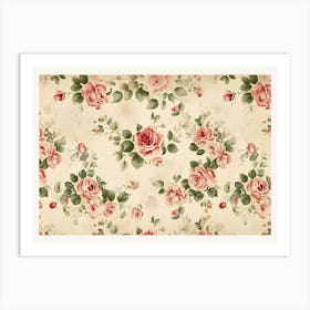 Vintage Roses Art Print