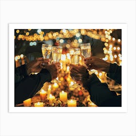 Toast To The New Year Art Print