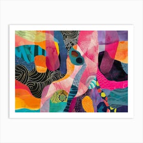 Abstract Painting 1001 Art Print