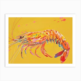 Shrimp Print 1 Art Print
