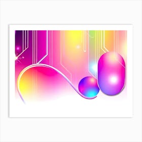 Abstract Color Forms Poster