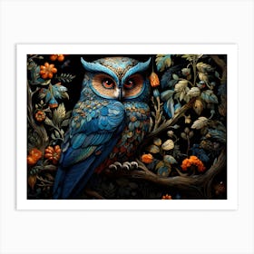 Contemporary Owl 7 Art Print