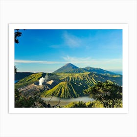 Bromo Mountain Art Print