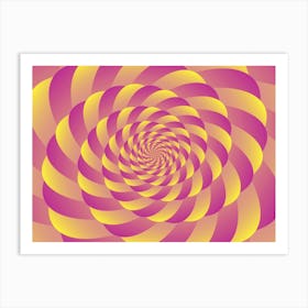 Lollipop Swirl Set 2 Art Print