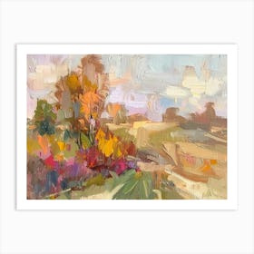 Autumn Landscape Original Fine Art Art Print