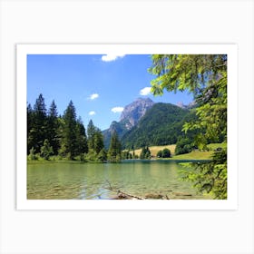 Lake In The Alps 1 Art Print