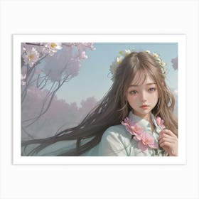 Asian Girl 3 Art Print